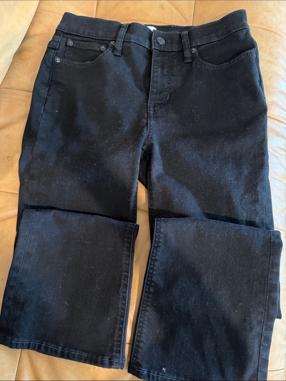 JCWomen’s Black Straight-Leg Jeans